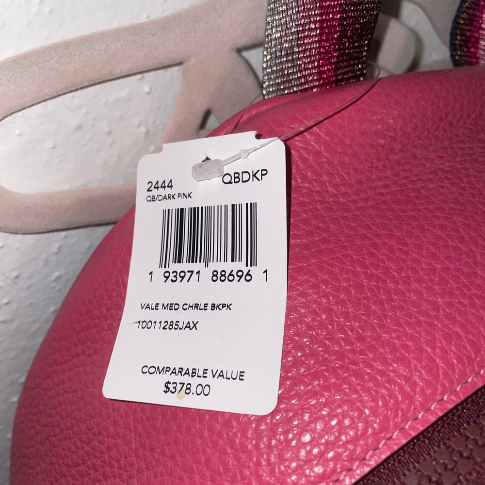 Coach Pink Leather Backpack - Picture 8 of 8